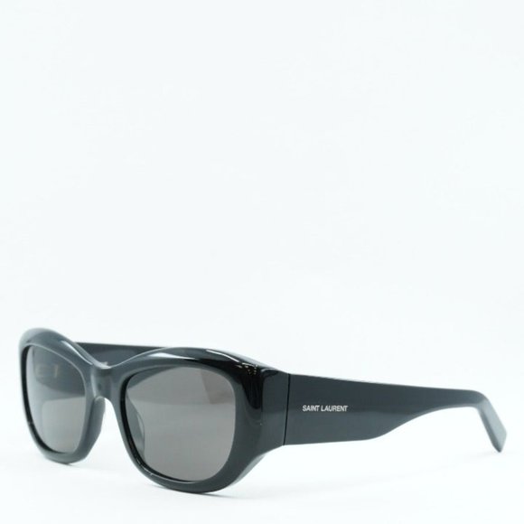 FINAL PRICE NEWEST SAINT LAURENT SL498 001 BLACK SUNGLASSES - Picture 8 of 12